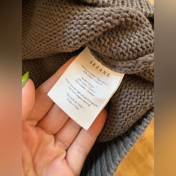 Sézane Leontine Jumper (S) in Khaki - Picture 7 of 8